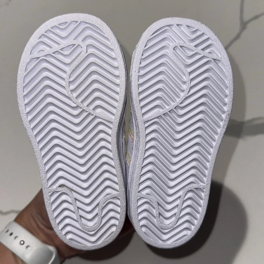 Adidas Girls Superstar Slip On Sneakers Iridescent 6